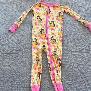 Little Sleepies x Disney Princess Belle Footie 18-24m